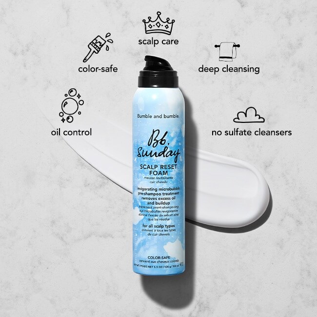 Mousse préshampooing Sunday Scalp Reset
