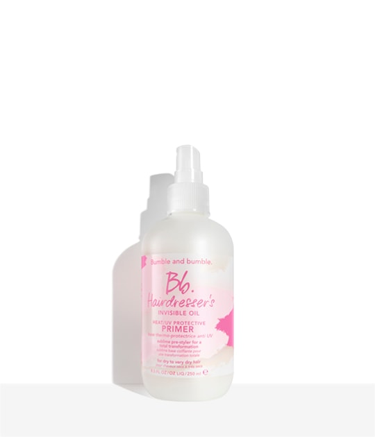 Base protectrice UV/chaleur Hairdresser’s Invisible Oil ruban rose en série limitée