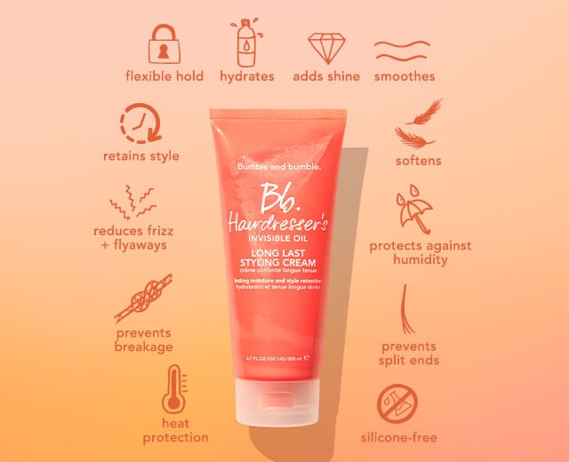 Crème coiffante tenue longue durée Hairdresser’s Invisible Oil